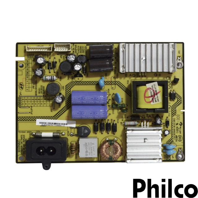 PLACA FONTE PHILCO PH23F33D  PH24T21D SHG2408A-101H Placa Fonte PHILCO www.soplacas.tv.br